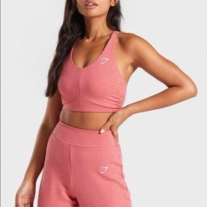 Gymshark ruched Slim Fit Jogger and matching bra